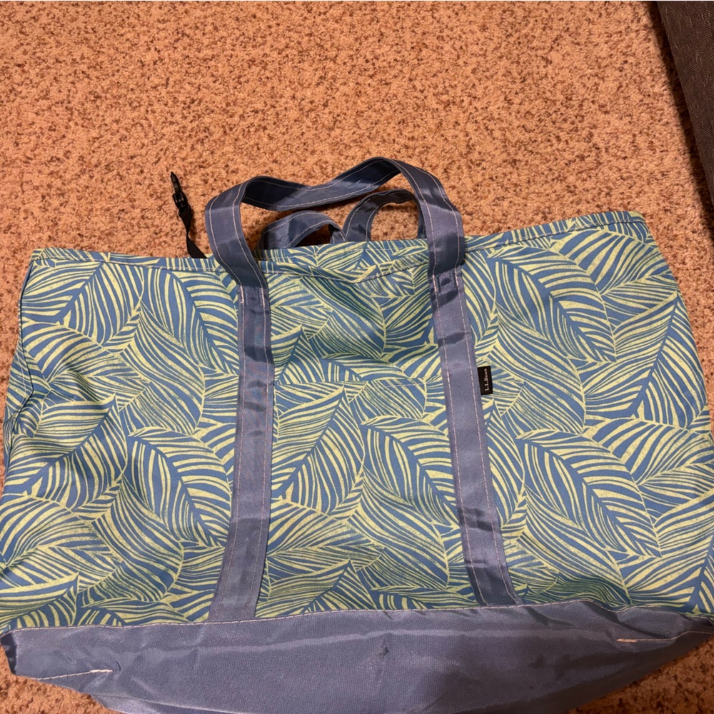 LL Bean Zip Tote Bag